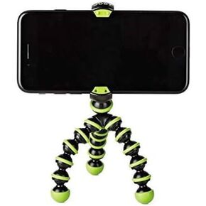 JOBY GorillaPod Mobile Mini, Flexible Mini Tripod for Smartphones, Compatible with iPhone, Android and Windows Smartphones, for Content Creation, Vlogging, Live Streaming, TIK Tok - Black and Green