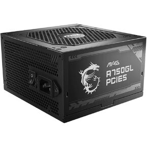 MSI MAG A750GL PCIE 5 & ATX 3.0 80 Plus Gold Gaming Power Supply – Full Modular (Renewed)
