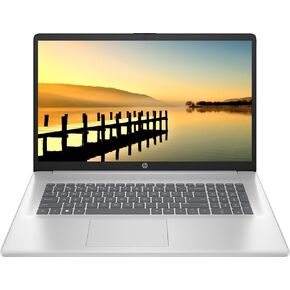 HP Essential 17.3" FHD Laptop Computer, 16GB DDR4 RAM, 512GB NVMe SSD, Six-Core Intel Core i3-1215U(> i5-1135G7), Numeric Keypad, Webcam, WiFi, HDMI, Type-C, Windows 11, Silver, w/BWE Accessories