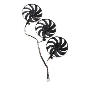 3Pcs 88MM T129215SU 7Pin 12V 0.5A VGA Fan Graphics Card Cooling Fan for 2080 2080Ti RTX2080 RTX2080Ti