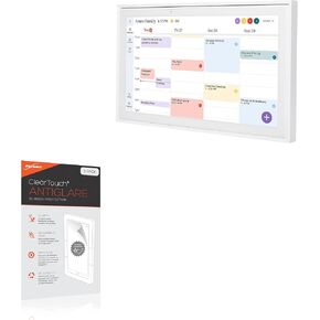 BoxWave Screen Protector Compatible with Skylight Calendar (15 inch) - ClearTouch Anti-Glare (2-Pack), Anti-Fingerprint Matte Film Skin