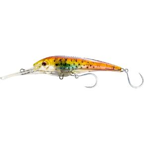 Nomad Design DTX Minnow 125 with Patented Autotune System - Distressed Baitfish Swimming Action, BKK Diablo 5X Singles 3/0 Hooks