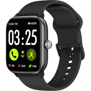 Spade & Co Health Smartwatch 4 - Smartwatch for Men & Women, Heart Rate, Sleep & SpO2 Monitor, Pedometer, Fitness Tracker, Answer/Make Calls IP68 Waterproof iOS & Android Compatible - 10+ Days Battery