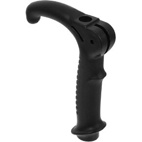 Baluue Trekking Pole Handle Plastic Hiking Pole Grip Plastic Walking Stick Handle Replacement Trekking Pole Adapter Handle for Hiking Stick Black