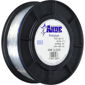 خط Ande Monofilament (شفاف، اختبار 60 رطلاً، 1/2 # بكرة) in Kuwait