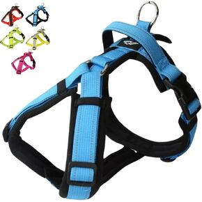 【Hakusan】 Zero Harness Mesh Series,Dog Harness, Padded, Adjustable,No Pull Design, Safety,Japanese Brand,Small Dog,Medium Dog, (Mesh/Lime×Yellow, XS)