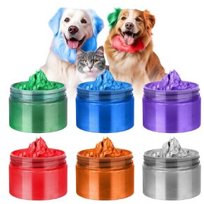 Hair Color For Dog, Washable Hair Wax Color Temporary Pet Safe Hair Color Cream for DIY Large Boy & Girl Puppy Stuff Accessories, Funny Birthday Gifts to Cat Lovers