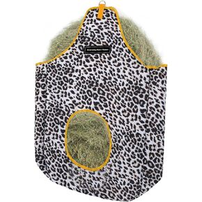 Horse Hay Bag Durable Oxford Fabric, Large Capacity Feeding Bag with Metal Snap Fastener, Slow Feeding Hay Sack, Ideal for Horse Cow Goats Donkey Perfect Hay Feeder with Open Feed Hole (Camouflage)