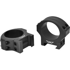 WARNE HyperLite Picatinny-Style Rings 30mm Low Matte Black