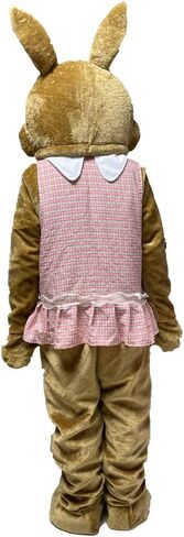 Blue Suit Easter Rabbit Mascot Costume Bunny Adult Easter Fancy Cosplay Costume in Kuwait
