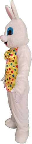 Blue Suit Easter Rabbit Mascot Costume Bunny Adult Easter Fancy Cosplay Costume in Kuwait