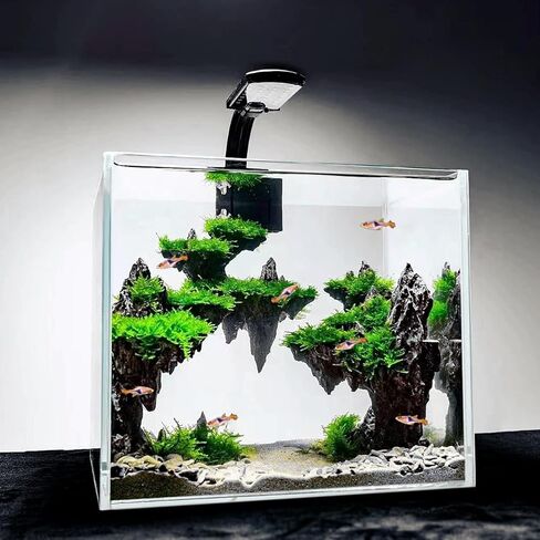 Tall Aquarium Décor Large Elf Island Aquarium Rocks Aquascaping, Large Fish Tank Decorations, Resin Seiryu Stone for Aquarium in Saudi Arabia