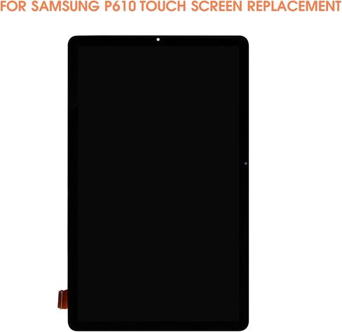لجهاز Samsung Galaxy Tablet S6 Lite شاشة بديلة P610 P615 شاشة LCD تعمل باللمس محول رقمي لوحة زجاجية كاملة مع أدوات إصلاح (أسود، 10.4 بوصة) in Saudi Arabia