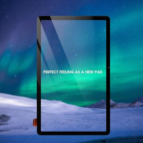 لجهاز Samsung Galaxy Tablet S6 Lite شاشة بديلة P610 P615 شاشة LCD تعمل باللمس محول رقمي لوحة زجاجية كاملة مع أدوات إصلاح (أسود، 10.4 بوصة) in Saudi Arabia