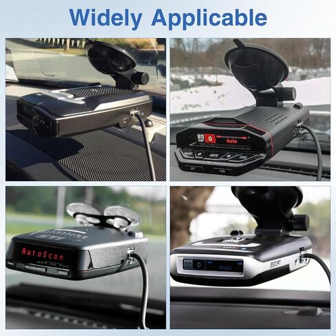 Radar Detector Cable, USB to RJ11 Plug Power Cord with Mute Function,Replacement Power Cable,for Escort Smart MAX 360 Passport Cobra 360 Unide R1/3/4/DFR8/9 Radenso XP etc Radar Detector. in Saudi Arabia