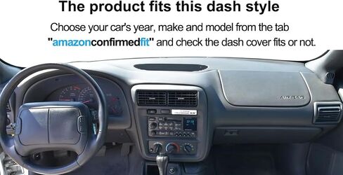 Yiz Dash Cover Mat Custom Fit for Chevy Chevrolet Camaro 1993 1994 1995 1996 Dashboard Cover Pad Carpet Protector (Black) J38 in Saudi Arabia