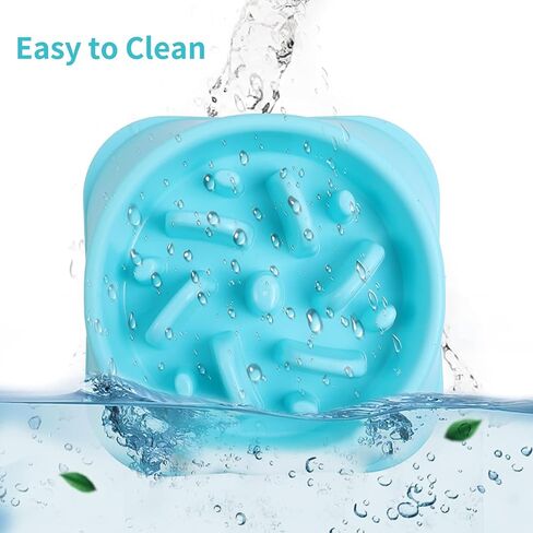 Slow Feeder Small Dog Bowls Anti-Slip Puzzle Bowl Feeder Interactive Bloat Stop Dog Bowl Anti-Choking Dog Bowl for Small and Medium Dogs in Saudi Arabia
