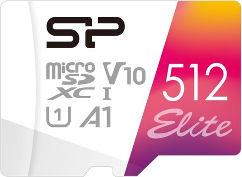 بطاقة ذاكرة Micro SDXC UHS-1 من السيليكون Power بسعة 512 جيجابايت مع محول in Kuwait