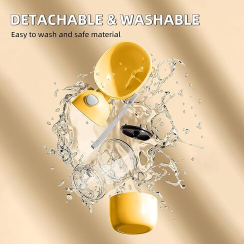 Dog Water Bottle for Walking, Multifunctional and Portable Dog Travel Water Dispenser with Food Container, Detachable Design Combo Cup for Drinking and Eating in Saudi Arabia