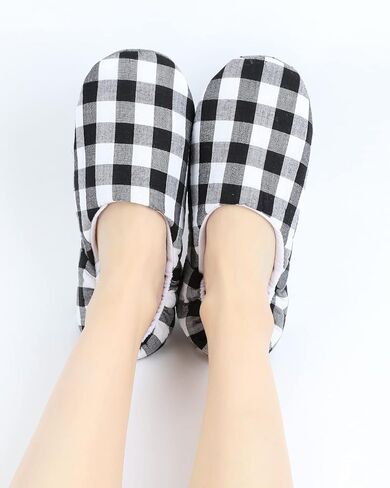 Panda Bros Women's Ballerina House Slippers,Anti-Skid Comfy Warm Ballet Style Slippers in Kuwait