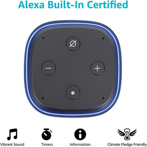 مكعب، مكبر صوت ChatGPT، Alexa مدمج، مساعدين AI مزدوجين، التبديل المجاني بين ChatGPT وAlexa، دعم لغات متعددة، التحكم في المنزل الذكي، تعلم اللغة، قراءة بطاقة التارو، أسود in Saudi Arabia