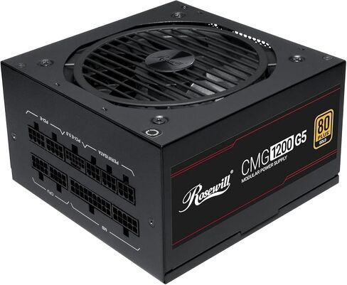 Rosewill CMG1000G5 PCIE 5.0, 80 Gold Full Modular Gaming Power Supply, 12VHPWR Cable, 4080 4090 ATX 3.0 Compatible, 1000W PSU in Saudi Arabia