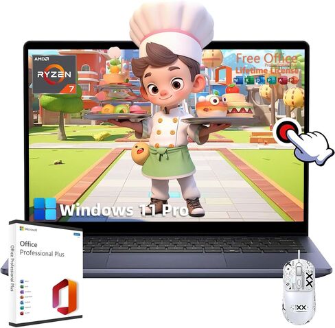 كمبيوتر محمول للأعمال Dell Inspiron 2 في 1 - مع ترخيص Microsoft Office مدى الحياة، شاشة 14 بوصة FHD + شاشة لمس قابلة للتحويل | AMD Ryzen 5 8640HS (6 نواة) | ذاكرة الوصول العشوائي DDR5 سعة 32 جيجابايت | SSD 1 تيرابايت | لوحة مفاتيح بإضاءة خلفية | Windows 1 in Saudi Arabia