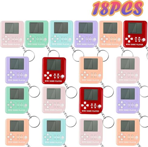6PCS Video Game Party Favors Video Game Keychain 6 Colors Gamer Party Favors Party Supplies for Kids Video Game Favors in Saudi Arabia
