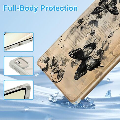 for iPad 10.2 Inch 2021/2020/2019, for iPad 9th/8th/7th Generation Case 360° Rotating Stand with Pencil Holder, Support Auto Wake/Sleep Shockproof Cover, Daisy in Saudi Arabia