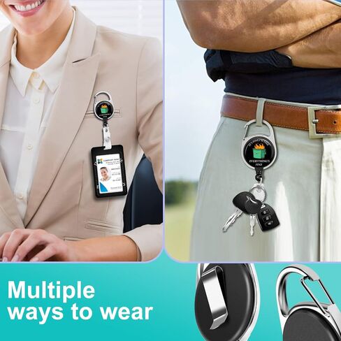Plifal ID Badge Holder with Lanyard and Retractable Badge Reel Clip, Cute Funny Cat Name Tag Lanyard Vertical ID Protector Bage Clips for Nurse Nursing Doctor Teacher Student Women in Saudi Arabia
