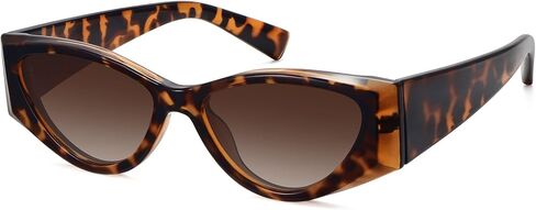 WOWSUN Retro Rectangular Cat Eye Sunglasses for Women Polarized Trendy Designer Sunglasses in Saudi Arabia