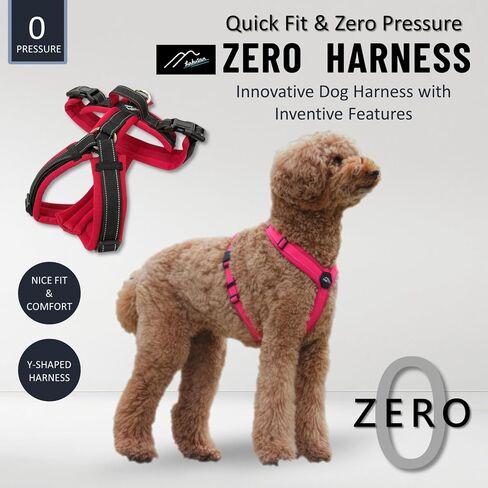 【Hakusan】 Zero Harness Mesh Series,Dog Harness, Padded, Adjustable,No Pull Design, Safety,Japanese Brand,Small Dog,Medium Dog, (Mesh/Lime×Yellow, XS) in Saudi Arabia