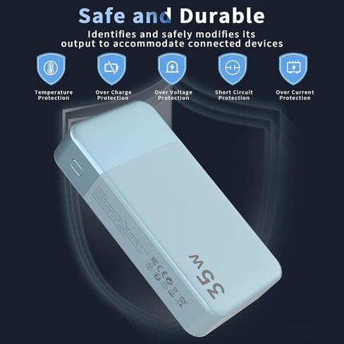 NOBIS Portable Charger, 20000mAh Power Bank, 35W Power Bank Fast Charging, Battery Pack with C to C Cable, Battery Bank with Digital Display for iPhone Samsung Android etc in Saudi Arabia