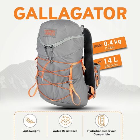 Mystery Ranch Gallagator 15 Travel Bag to Hiking Backpack Daypack, Pacific, S/M in Saudi Arabia