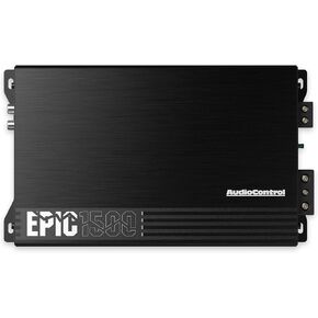 AudioControl EPIC1500 Epic Series 1500 Watt Compact Monoblock Car Audio Subwoofer Amplifier, Class D, Epic Boost, Subsonic Filter, Low Pass Filter, ACR-E Remote Bass Knob, Epicenter Link
