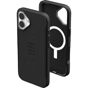 URBAN ARMOR GEAR UAG Designed for iPhone 16 Plus Case 6.7" Monarch Pro - Compatible with MagSafe Charging Rugged Heavy Duty Shockproof Anti-Slip Military Grade Protective Cover, Carbon Fiber