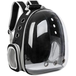 Cat Backpack Carrier Bubble Bag, Pet Cat Carrier with Ventilated Design for Carrying Cats Airline Approved Travel Carrier Backpack for Hiking Travel Outdoor (Light Green)