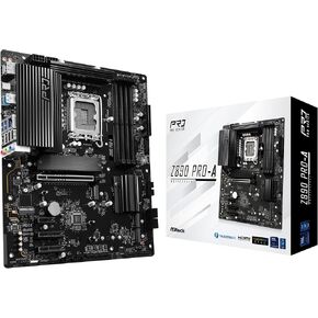ASRock Z890 Pro-A Motherboard Intel Core Ultra LGA1851 RL-ILM DDR5 8666 MHz 256 GB ATX Motherboard PCIe 5.0