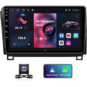 5GWiFi Upgrade 4GB+32GB Android 13 Car Radio Stereo for Toyota Tundra 2007-2013 Toyota Sequoia 2008-2018 with Wireless Carplay&Android Auto 10.1 Inch Touch Screen WiFi GPS Bluetooth Backup Camera