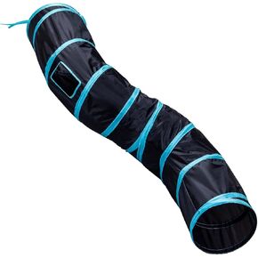Cat Tunnels, Pet Ferret Rabbit Bunny Tunnels Tubes Subway Habitats, S-Style, DIY Cat Peekaboo Maze House Tent Bed, Kitten Interactive Toy (YY Type Tubes)