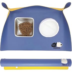 مفارش طعام كبيرة مضادة للماء للكلاب والقطط من أجل الطعام والماء، مقاومة للانسكاب وصديقة للبيئة وصديقة للبيئة للكلاب، مقاس 27.56 بوصة × 19.69 بوصة in Kuwait