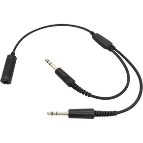 Aviation Adapter Cable U174 (K1 Radio to Twin Male Plug)