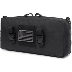 Tactical Molle Pouch, Multifunctional Admin Pouch Medical EDC EMT Utility Tool Bag Pouch Belt Bags for Magazines, Map Small Tools
