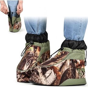 Insulated Boots Covers Outdoor Tactical Anti-Freeze and Cold Boots Cover Boot Insulators for Hunting, Ice Fishing or in Cold Weather Waterproof Hunting Boot Insulators