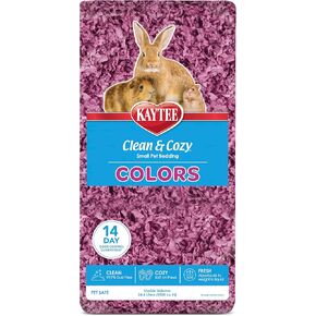 Kaytee Clean & Cozy Colors, Small Animal Bedding with Extreme Odor Control, Kaleidoscope, 49.2 Liters