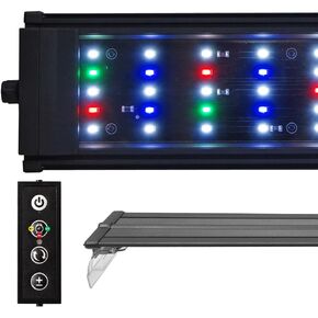 DA FSPEC Gen2 LED حوض السمك ضوء كامل الطيف خافت تلقائي تشغيل إيقاف مؤقت ثابت متعدد الألوان المياه العذبة 20 24 30 36 48 72 (48 بوصة (120 سم)) in Kuwait