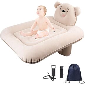 Car Bed SUV Air Mattress, Car Air Mattress with Electric Air Pump, 2 Inflatable Pillows and 2 Footrests for Back Seat, Trunk Sleeping - Upgraded -Thickened Camping Air Mattress