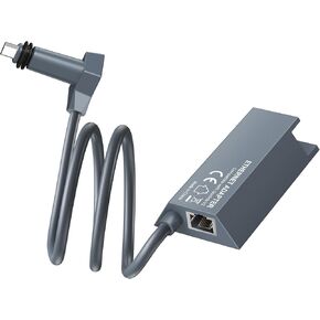 Starlink Ethernet Adapter V2, Compatible with Gen 2 Starlink Rectangular Dish and Mesh WiFi Router, Converts Starlink to RJ45 Gigabit Ethernet, for Connecting Wired Network Devices (3.3FT/1M
