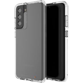 Gear4 ZAGG Crystal Palace Case with The Clearest, thinnest, Most Advanced Impact Protection Material in The World [D3O Crystalex - for Samsung Galaxy S21 FE 5G - Clear, (702008237)