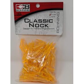 Bohning 11/32" Classic Nocks, Apricot, 100 Count